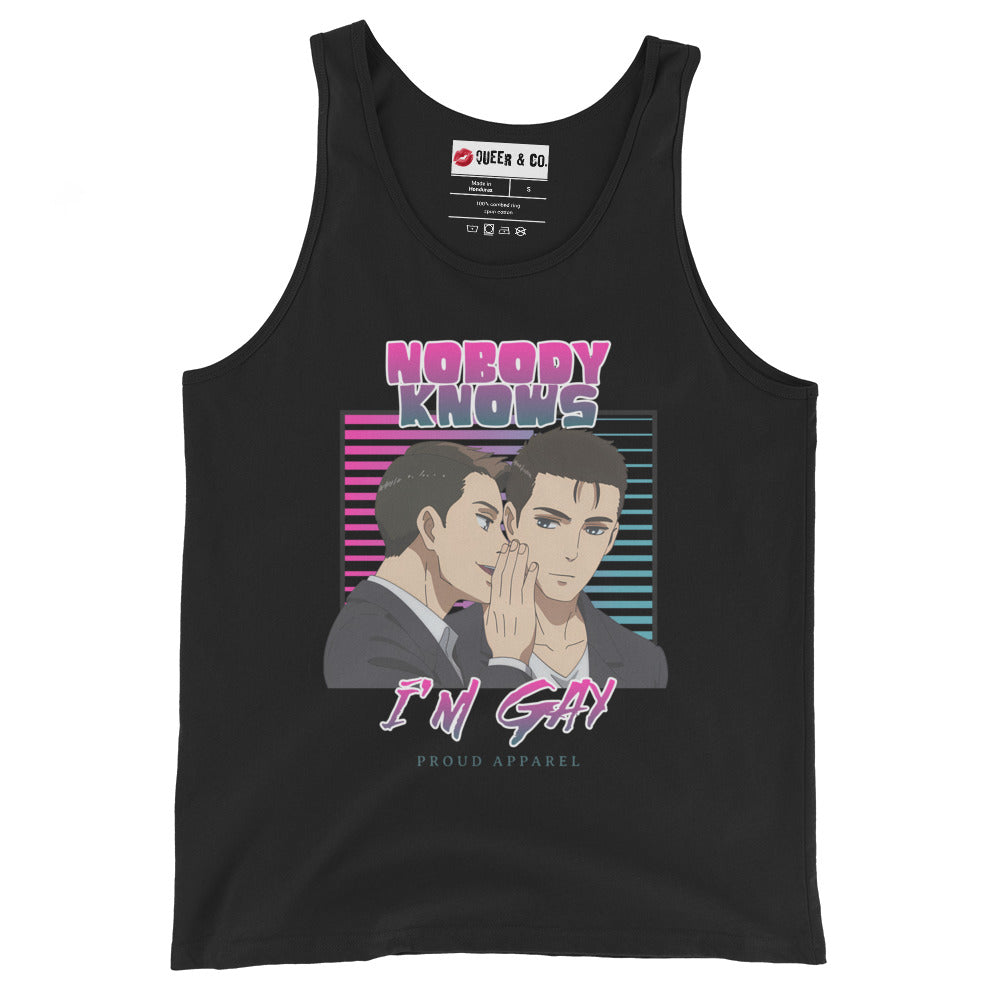 Nobody knows, I'm Gay - Camiseta de tirantes para hombre