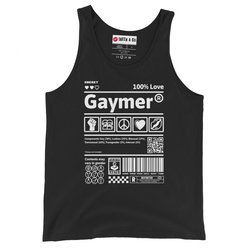 Gaymer - Camiseta de tirantes para hombre