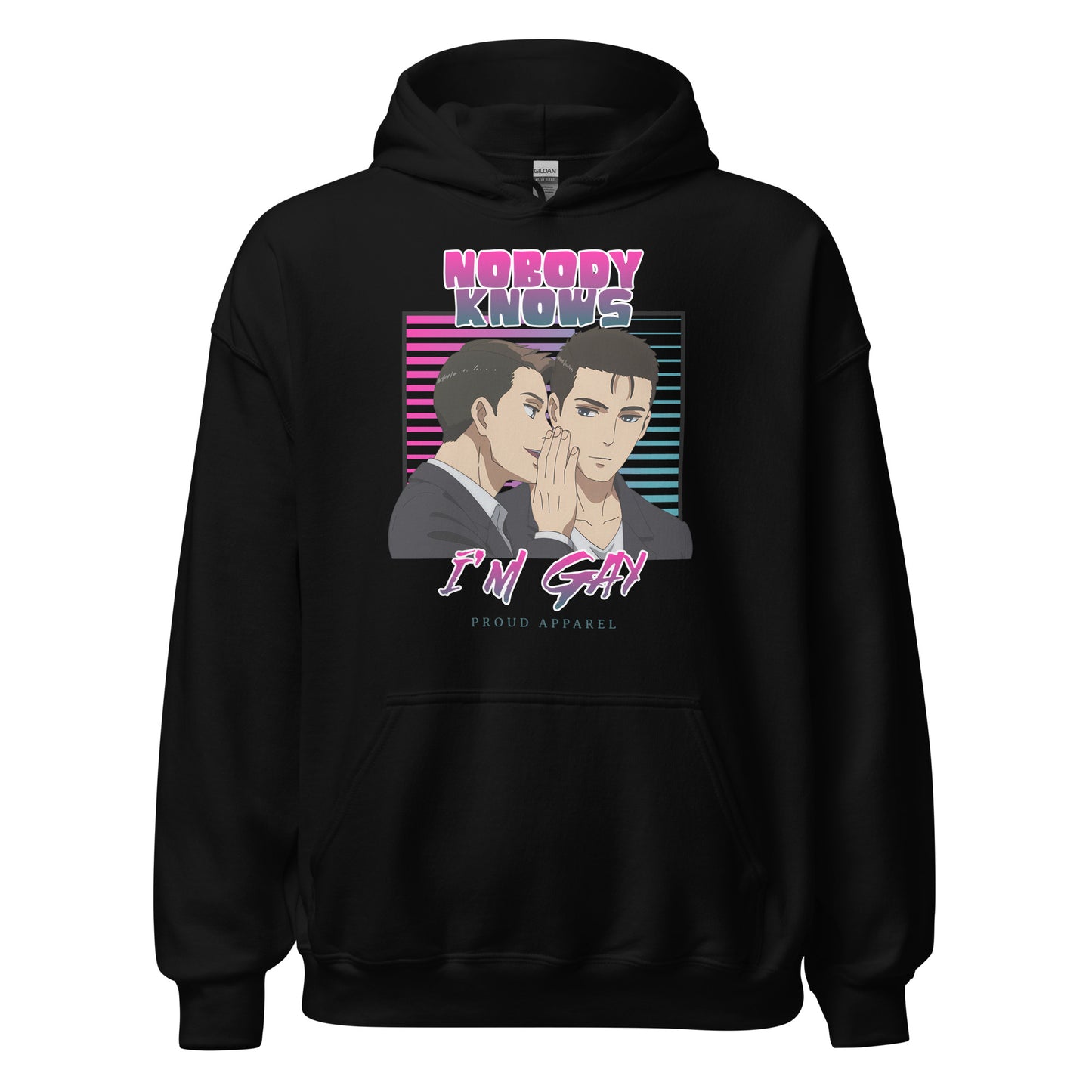 Nobody Knows I'm Gay - Sudadera con capucha unisex