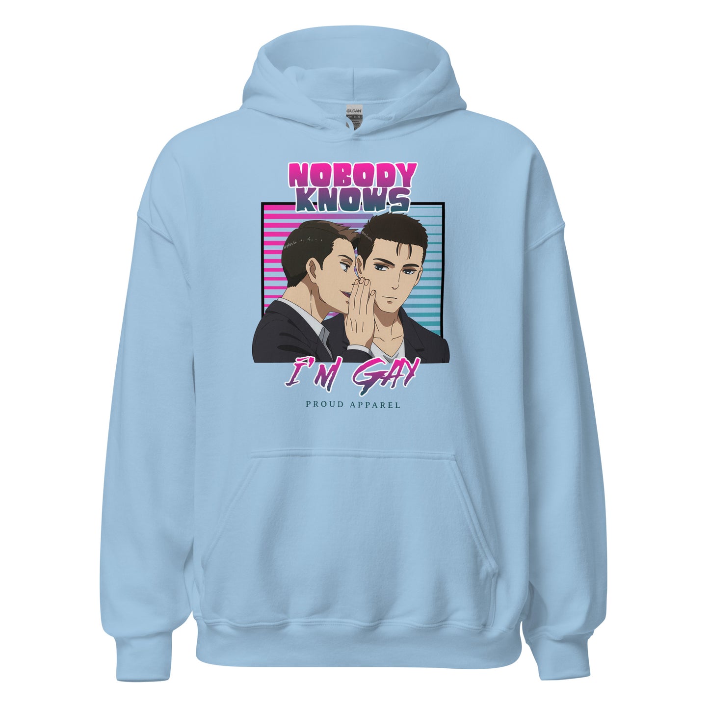 Nobody Knows I'm Gay - Sudadera con capucha unisex