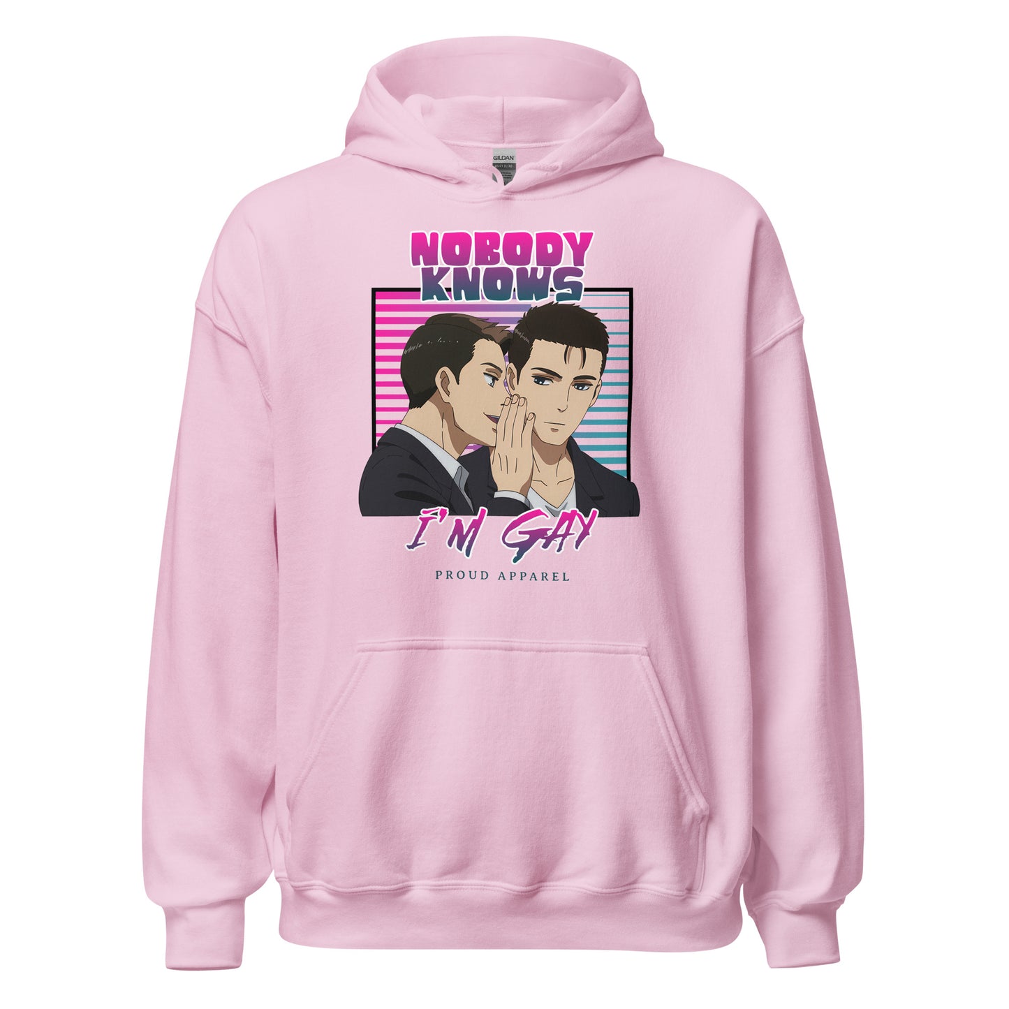 Nobody Knows I'm Gay - Sudadera con capucha unisex