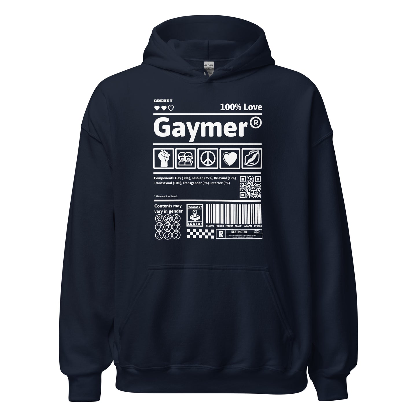 Gaymer - Sudadera con capucha unisex