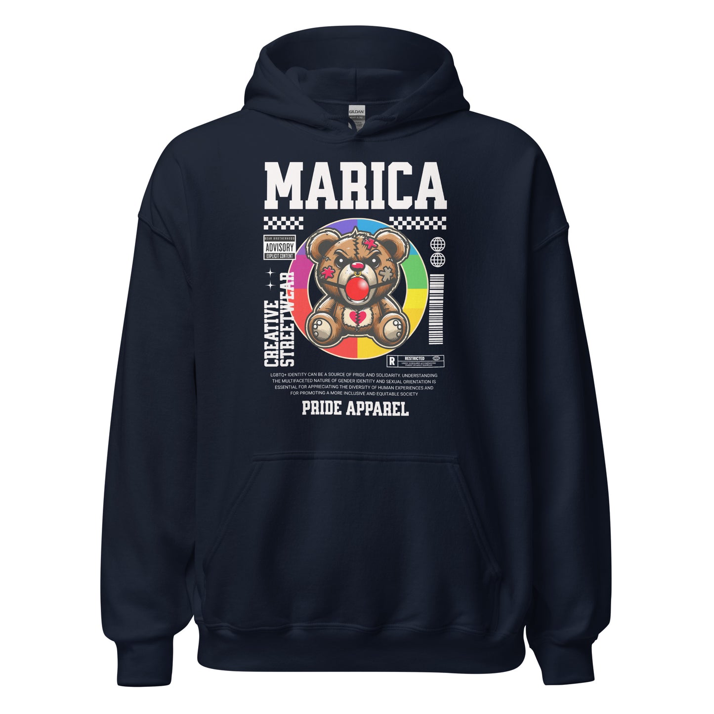 Marica - Sudadera con capucha unisex