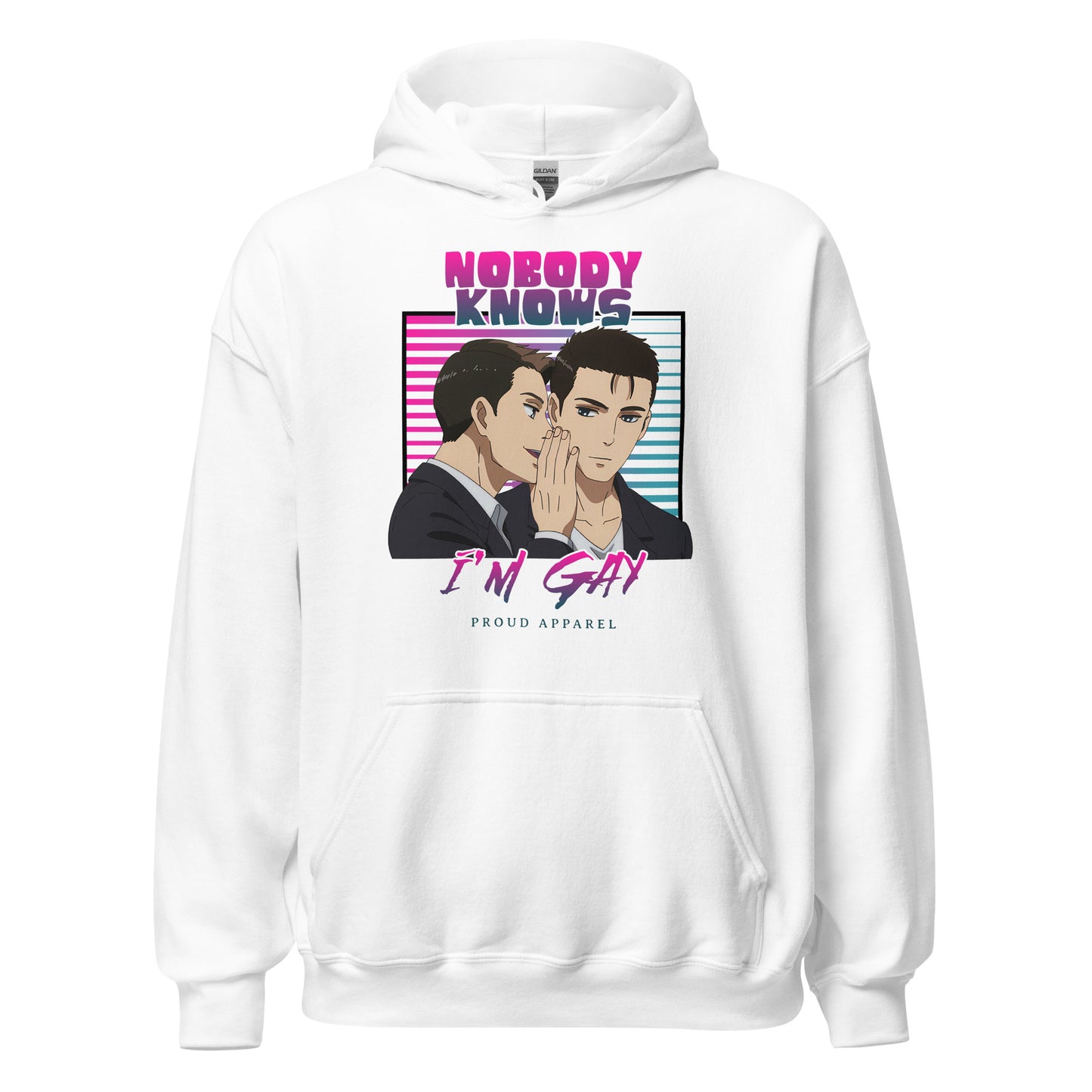 Nobody Knows I'm Gay - Sudadera con capucha unisex