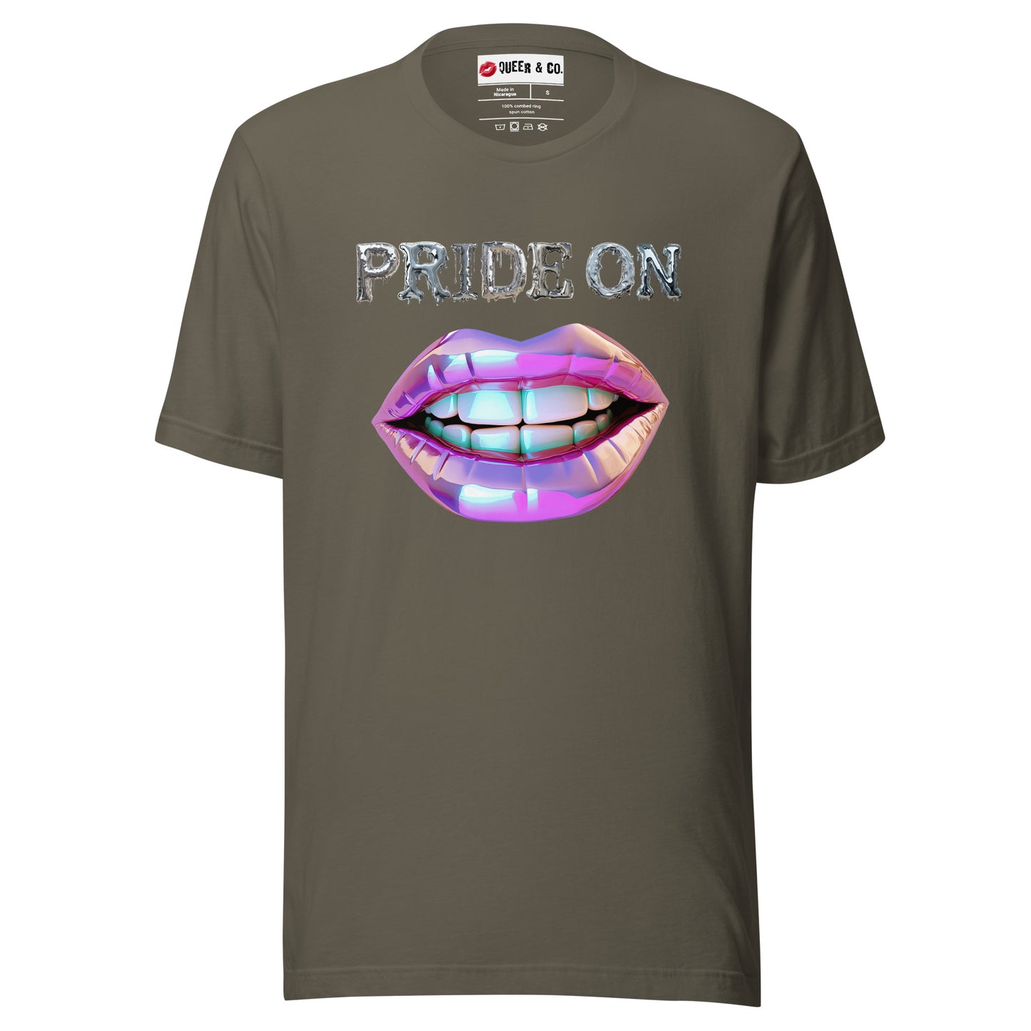 Pride On - Camiseta de manga corta unisex