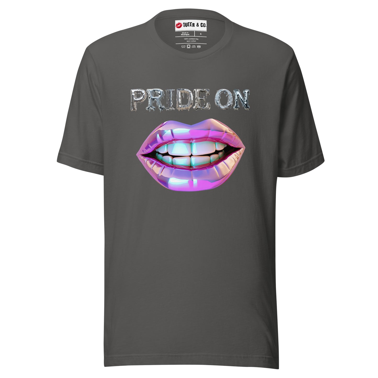 Pride On - Camiseta de manga corta unisex