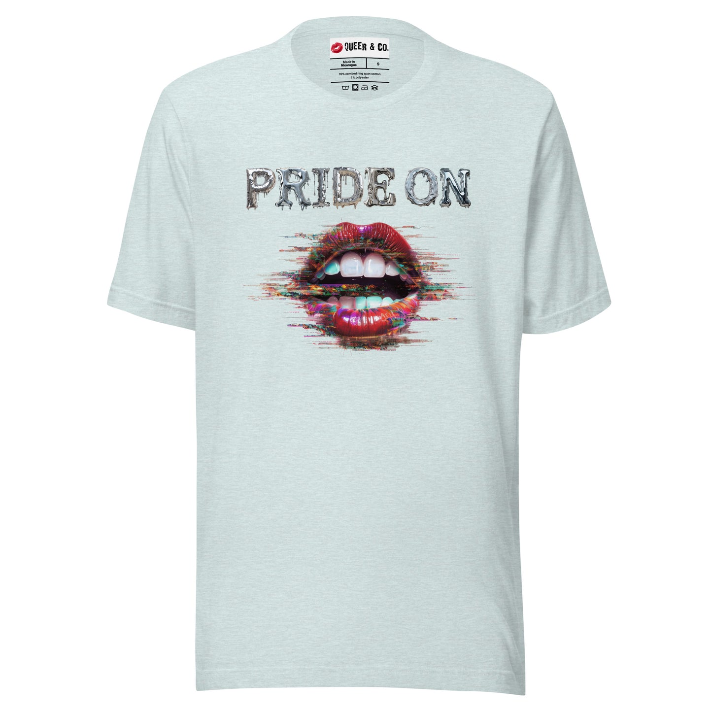 Pride On - Camiseta de manga corta unisex