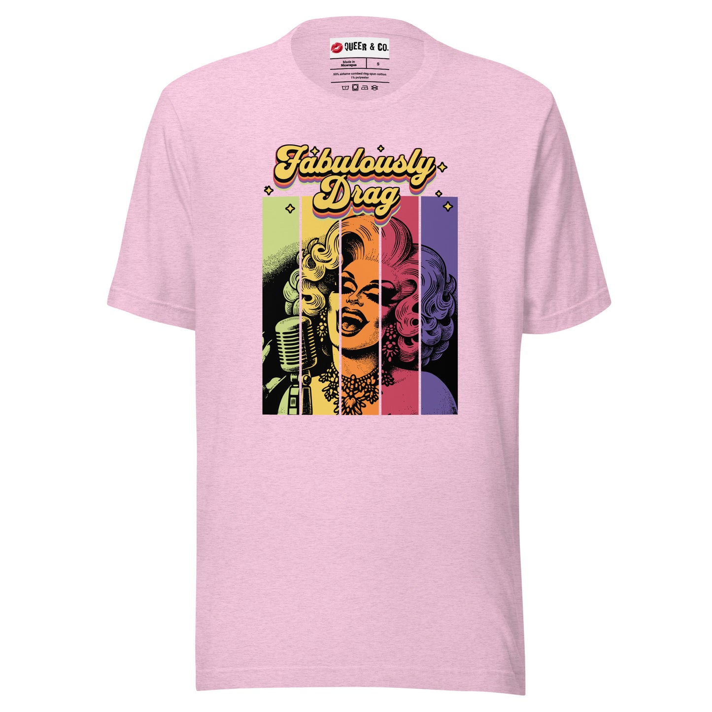 Fabulously Drag - Camiseta de manga corta unisex