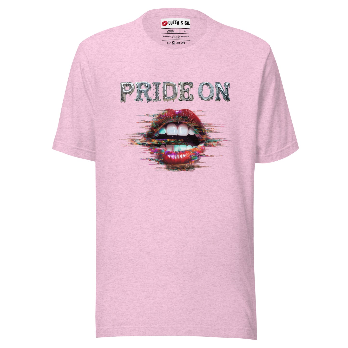 Pride On - Camiseta de manga corta unisex