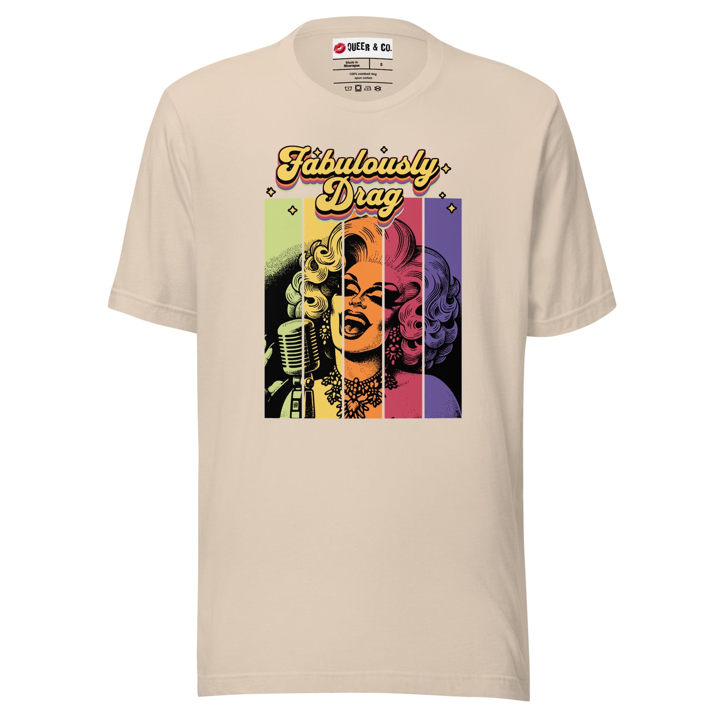 Fabulously Drag - Camiseta de manga corta unisex