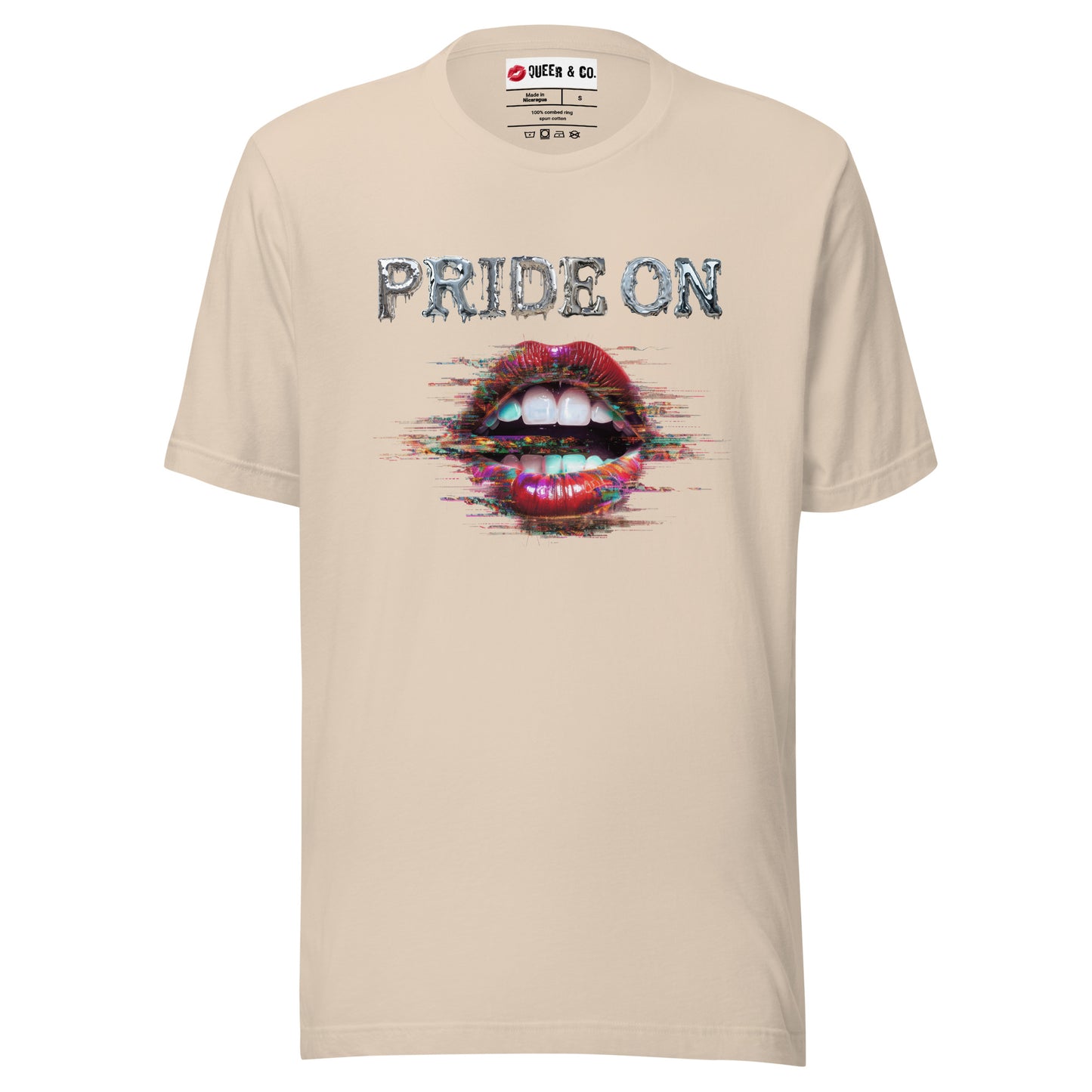 Pride On - Camiseta de manga corta unisex