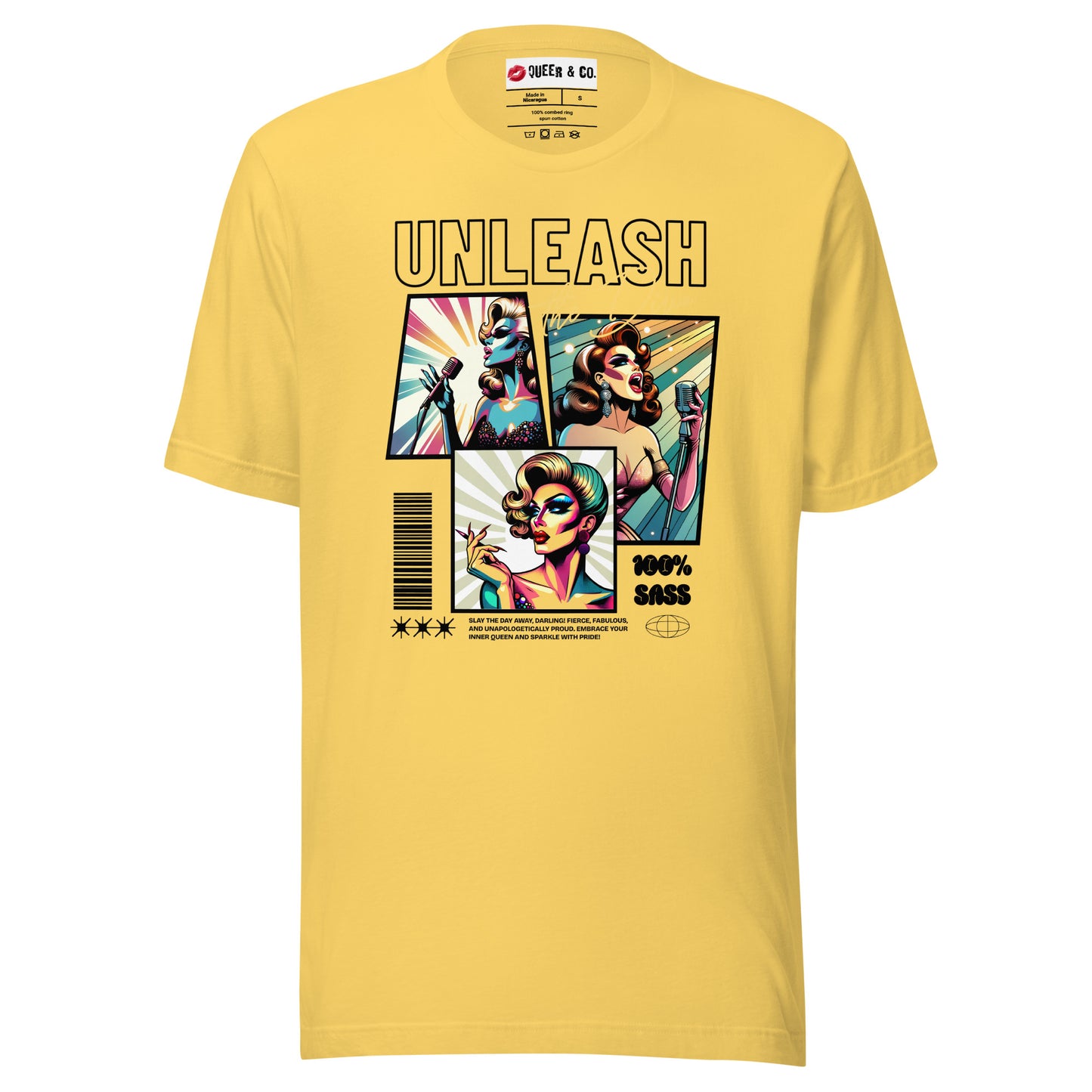 Unleash The Diva - Camiseta de manga corta unisex