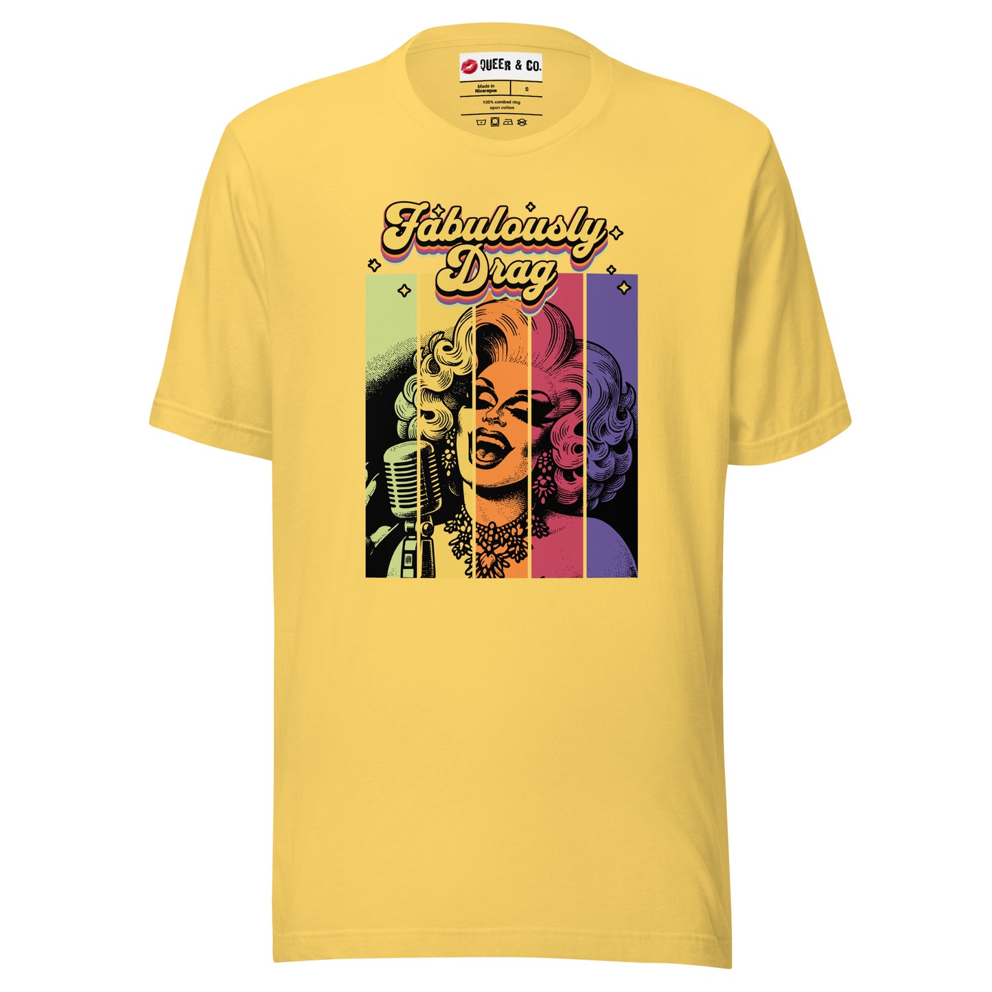 Fabulously Drag - Camiseta de manga corta unisex