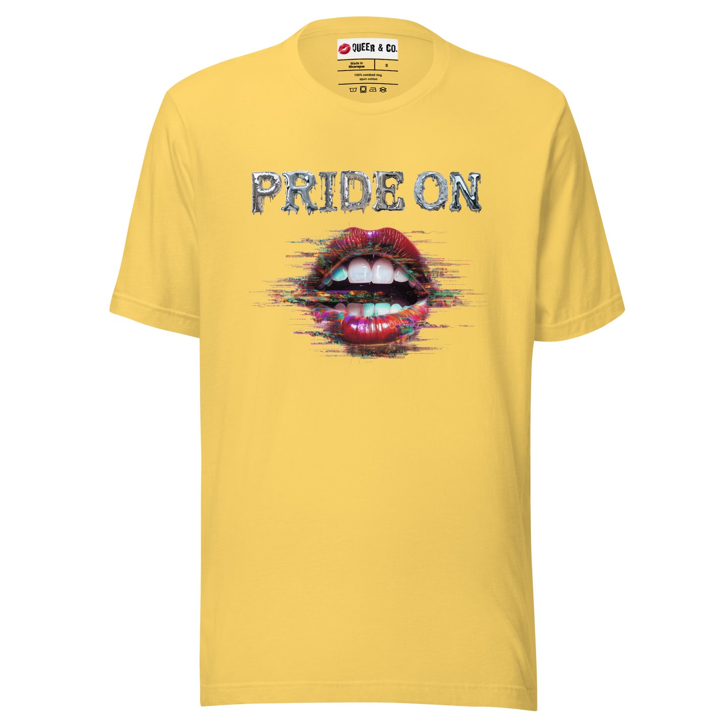 Pride On - Camiseta de manga corta unisex