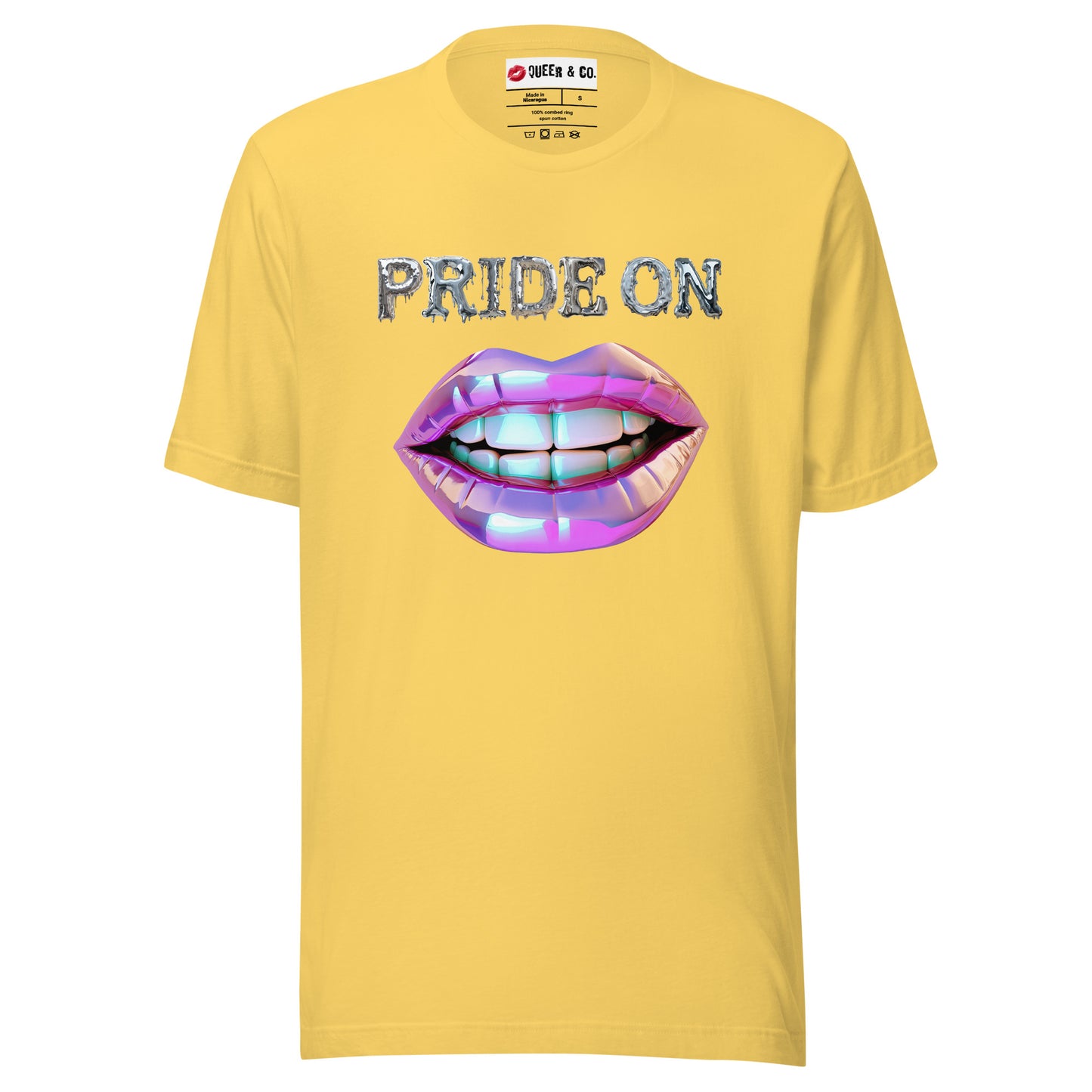 Pride On - Camiseta de manga corta unisex