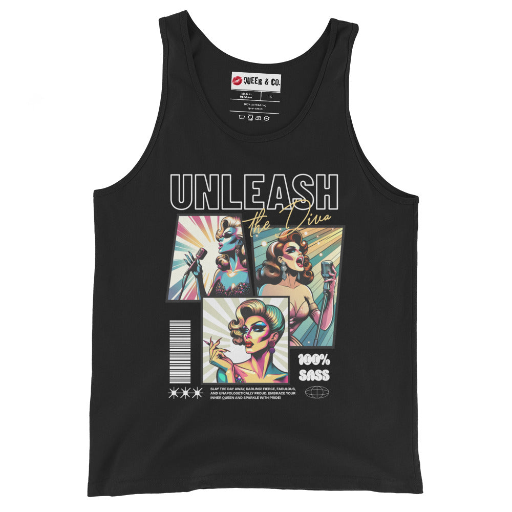 Unleash The Diva - Camiseta de tirantes para hombre