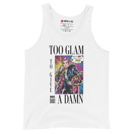 Too Glam To Give a Damn - Camiseta de tirantes para hombre