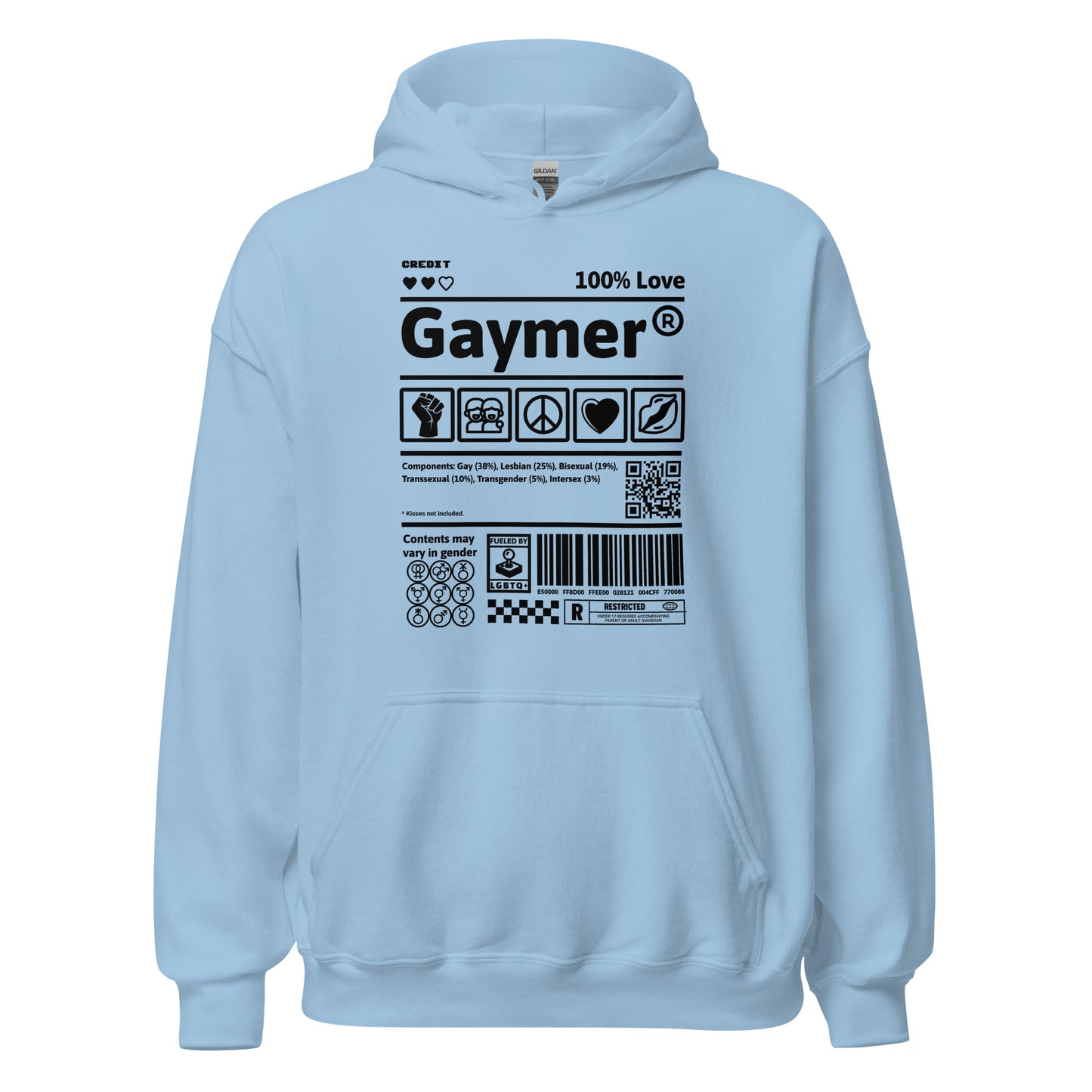 Gaymer - Sudadera con capucha unisex