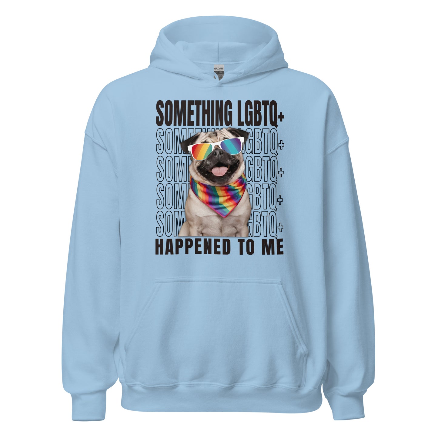 Something LGBTQ+ Happened To Me - Sudadera con capucha unisex