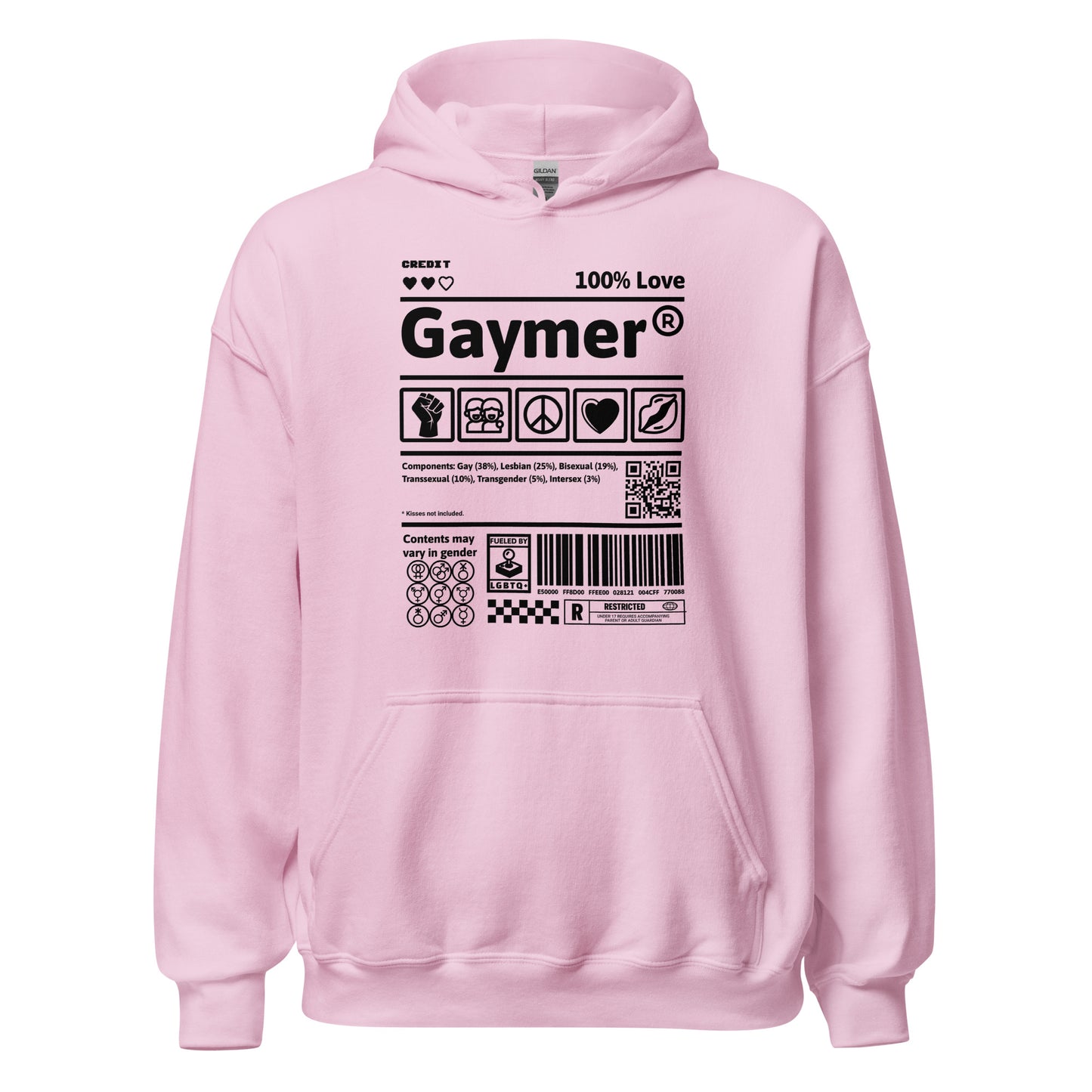 Gaymer - Sudadera con capucha unisex