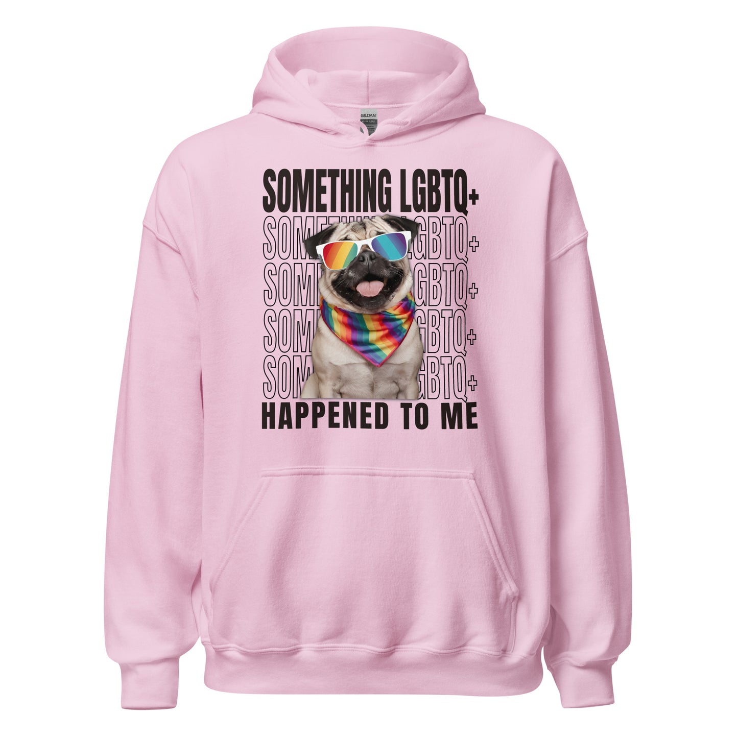 Something LGBTQ+ Happened To Me - Sudadera con capucha unisex