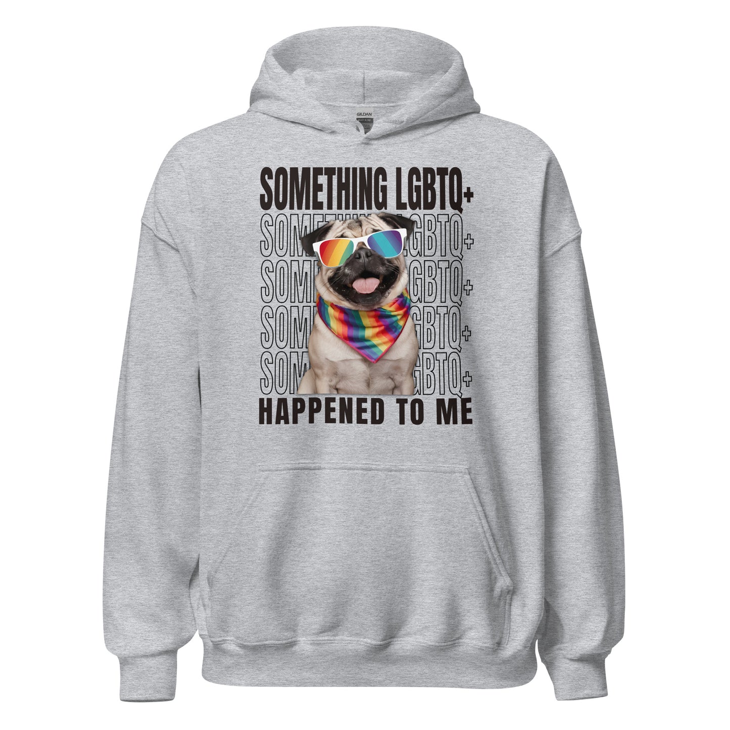 Something LGBTQ+ Happened To Me - Sudadera con capucha unisex