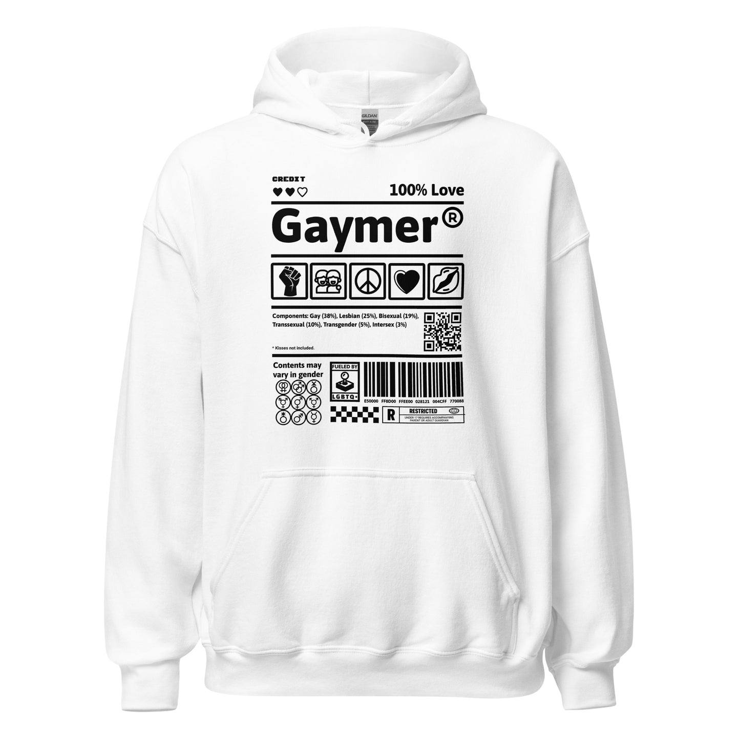 Gaymer - Sudadera con capucha unisex