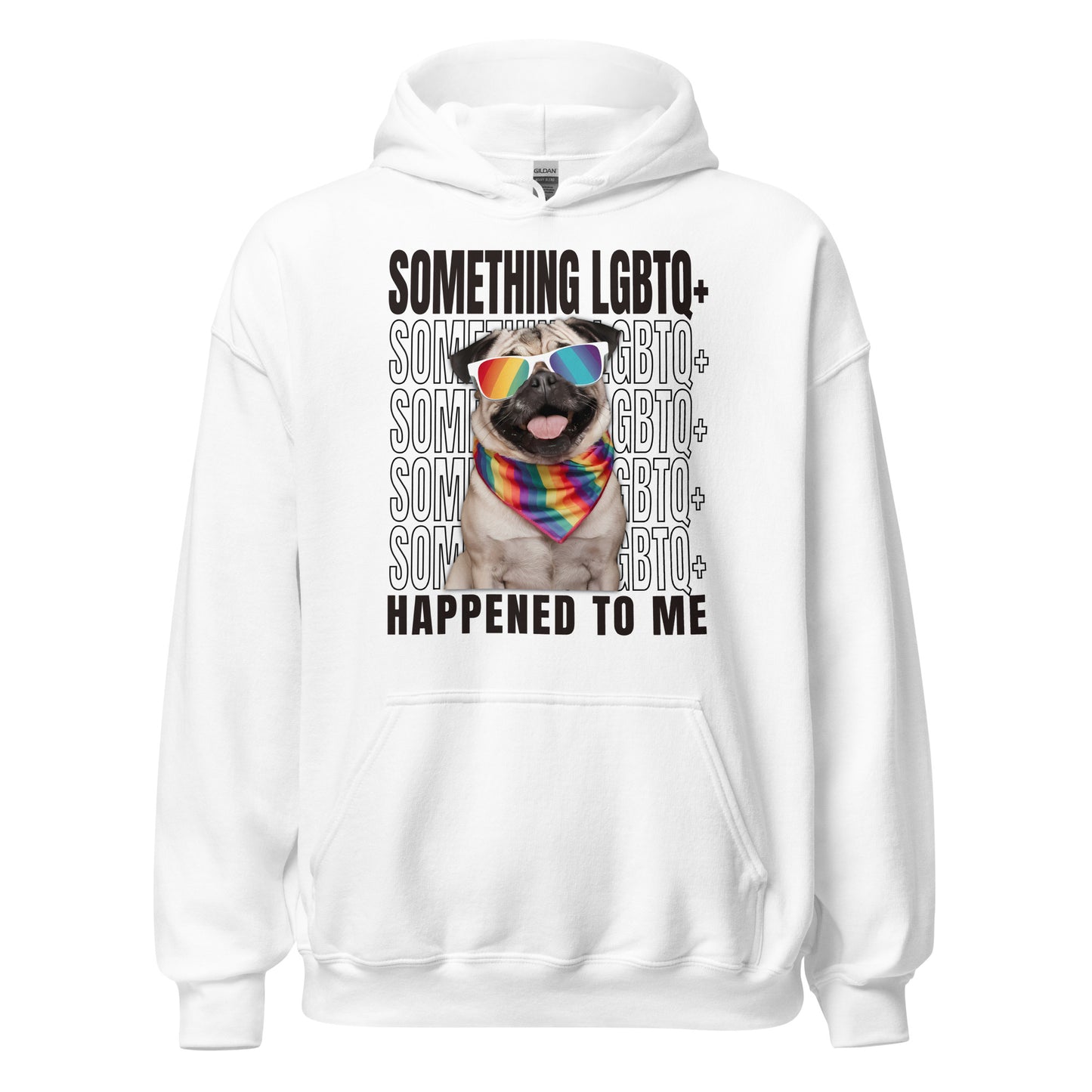 Something LGBTQ+ Happened To Me - Sudadera con capucha unisex