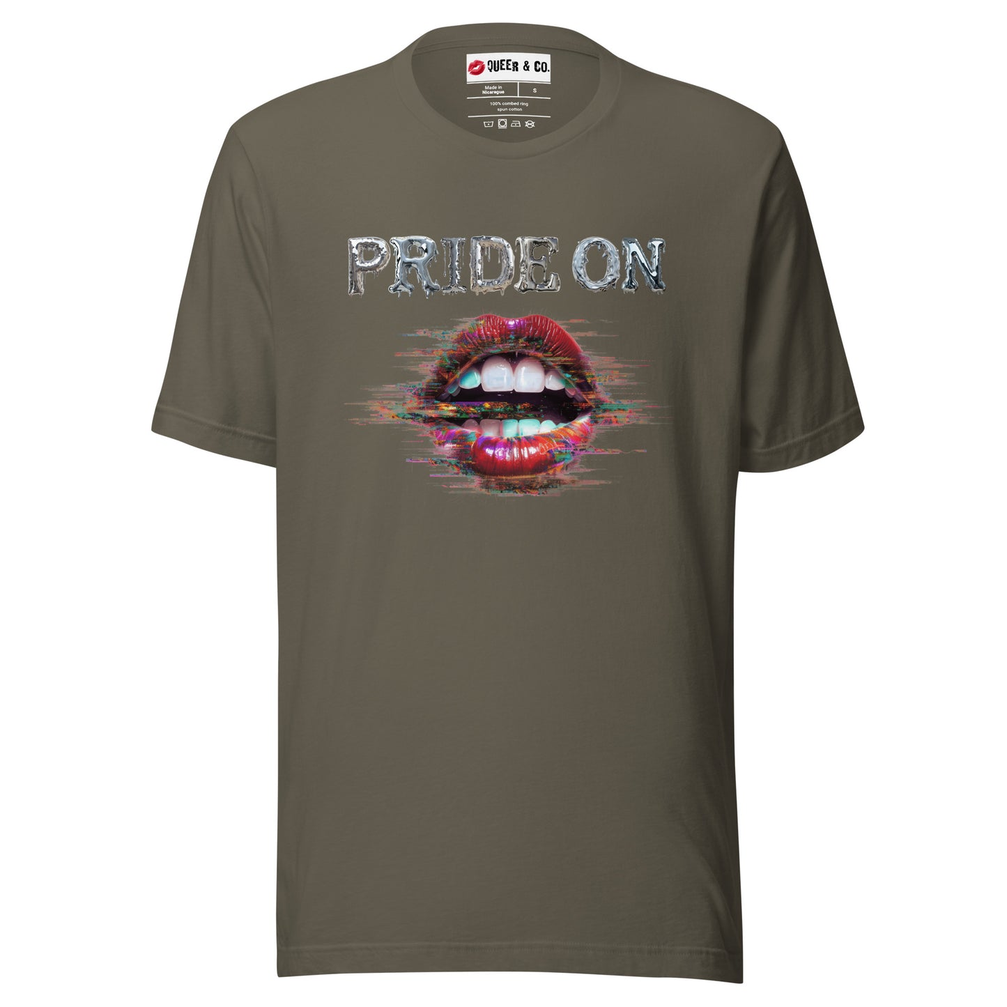 Pride On - Camiseta de manga corta unisex