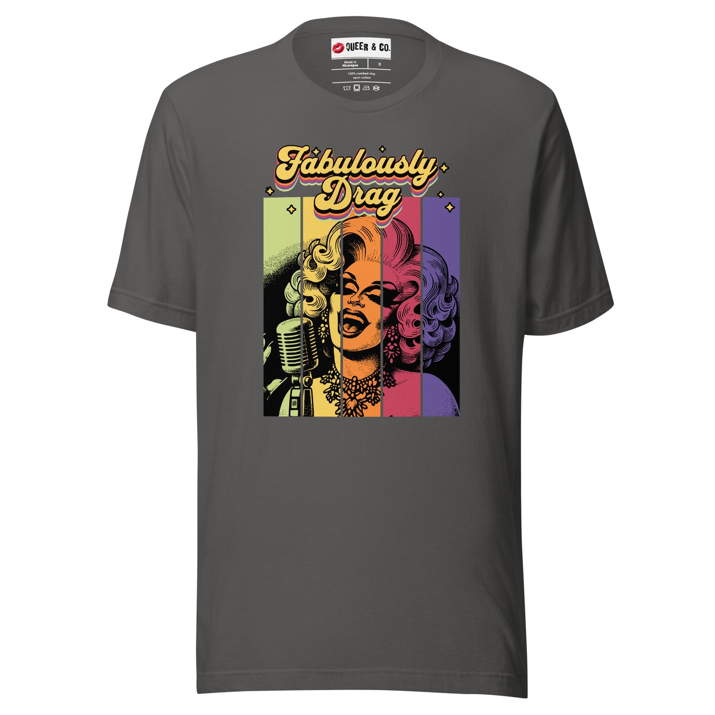 Fabulously Drag - Camiseta de manga corta unisex